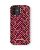 iPhone 12 Tank Case | Textures (Ruby Weave)