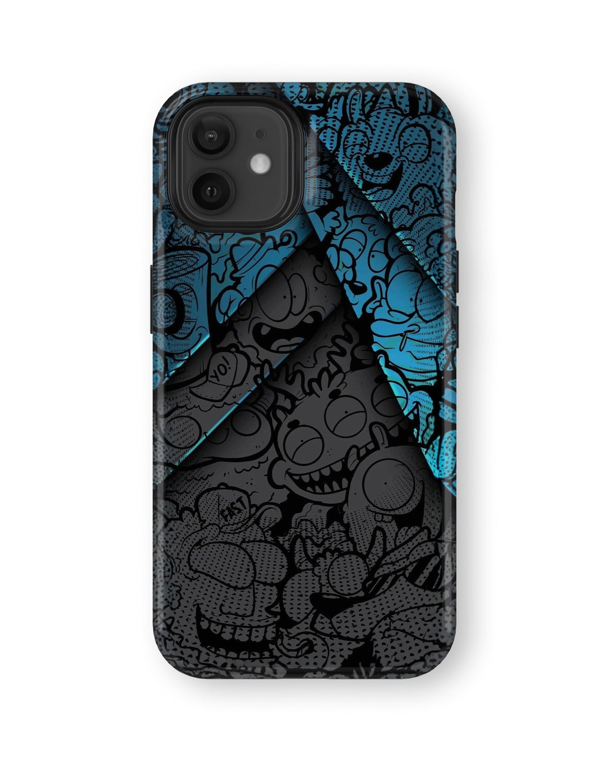 iPhone 12 Mini Tank Case | Modernism (Shadow Crowd)