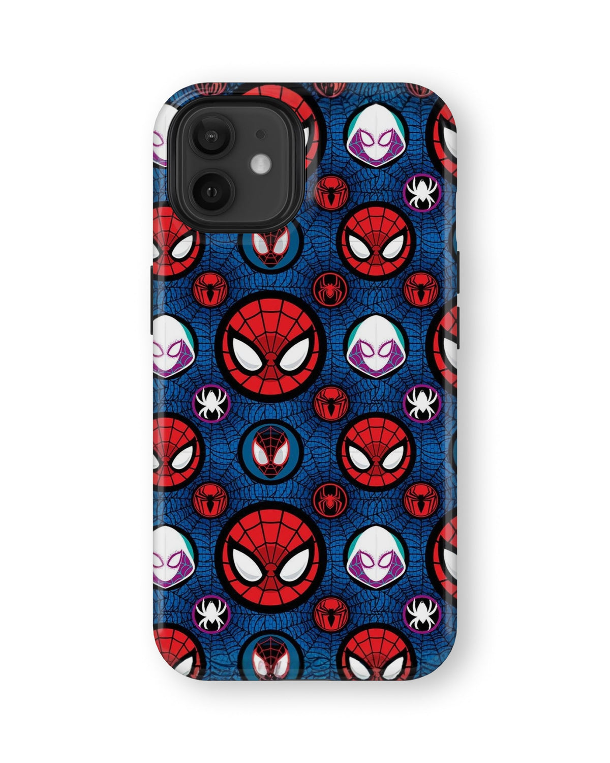 iPhone 11 Tank Case | Superhero (Spider Icons)