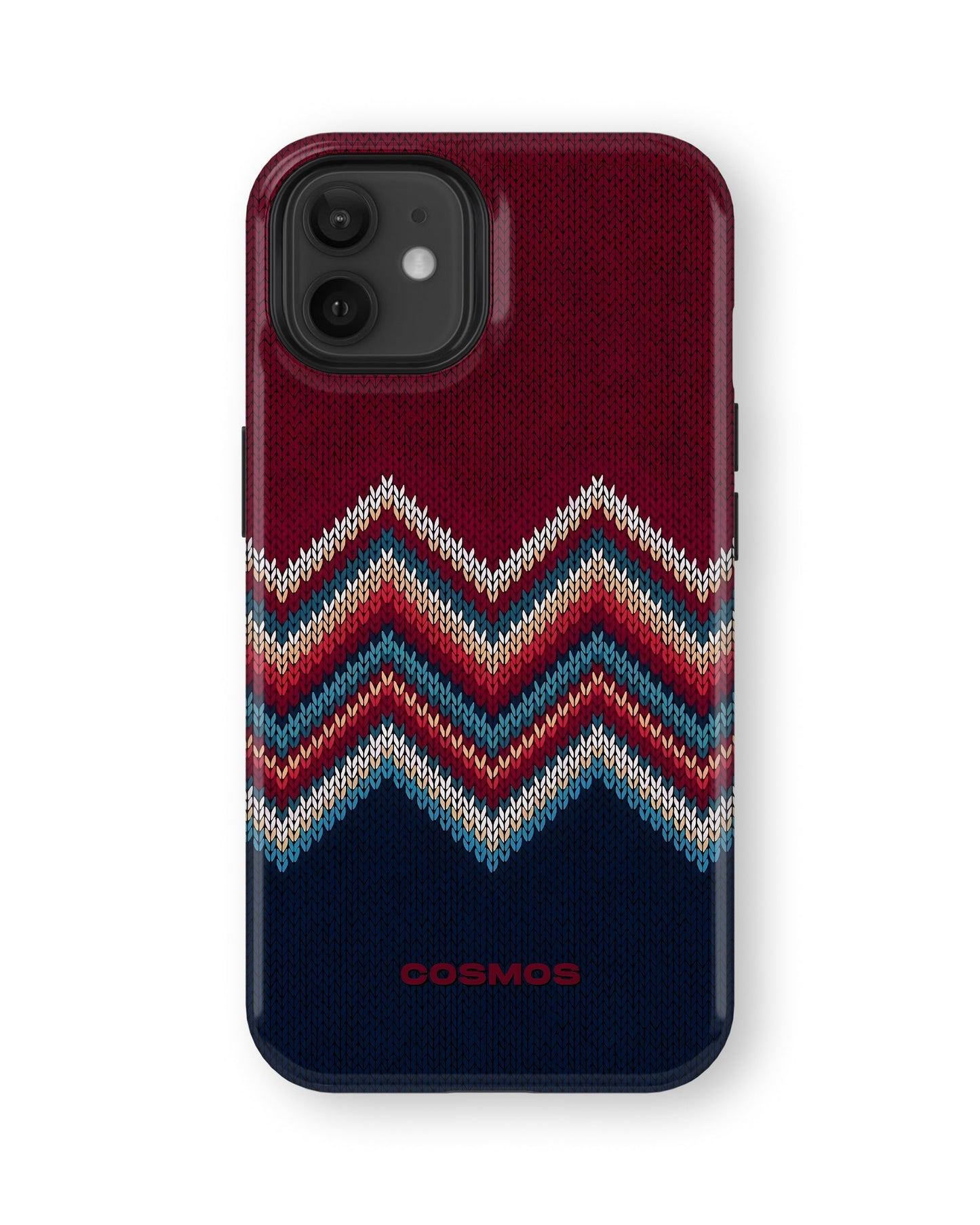 iPhone 12 Tank Case | Textures (Winter Chevron)