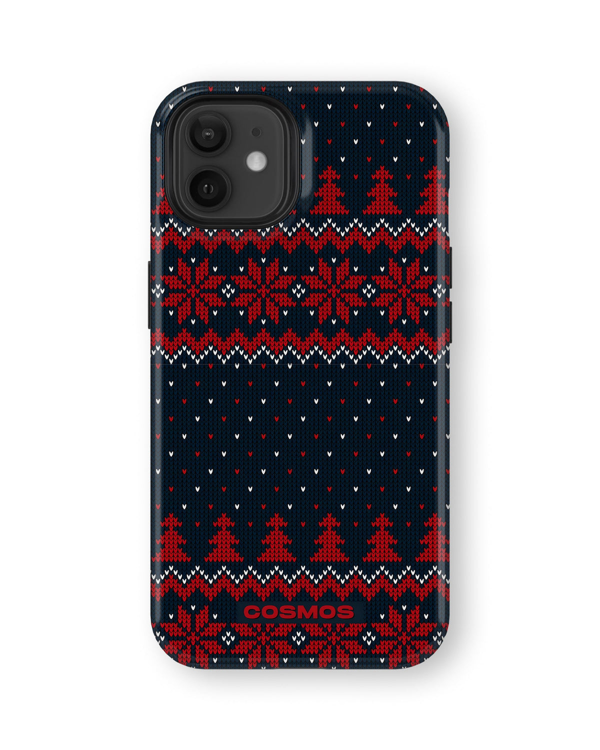 iPhone 12 Mini Tank Case | Textures (Winter Pines)
