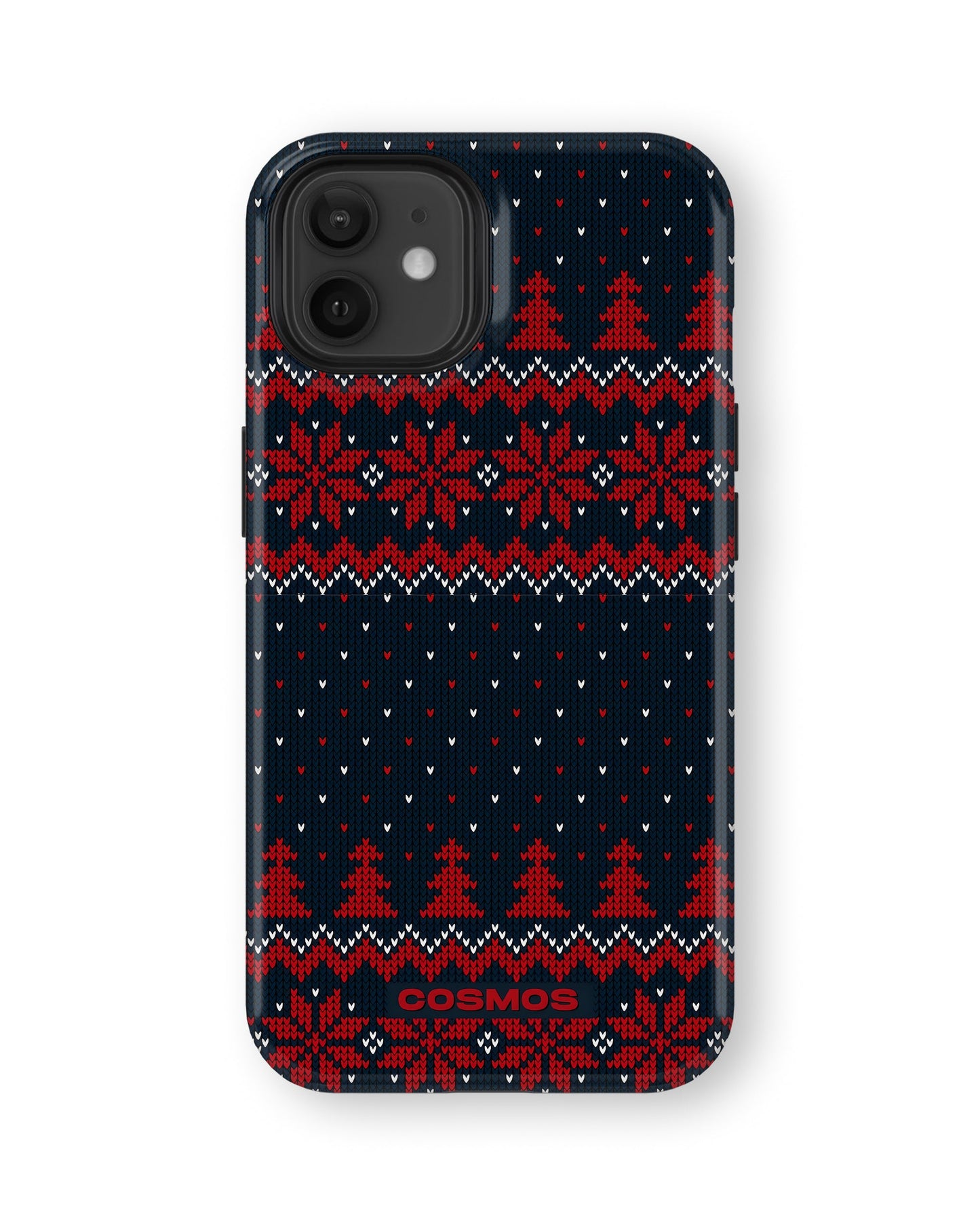 iPhone 12 Tank Case | Textures (Winter Pines)