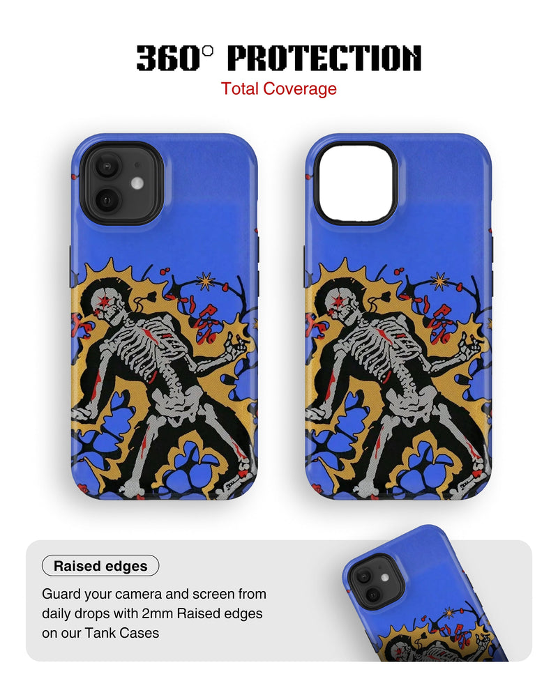 iPhone 11 Tank Case | Modernism (Bone Bloom)