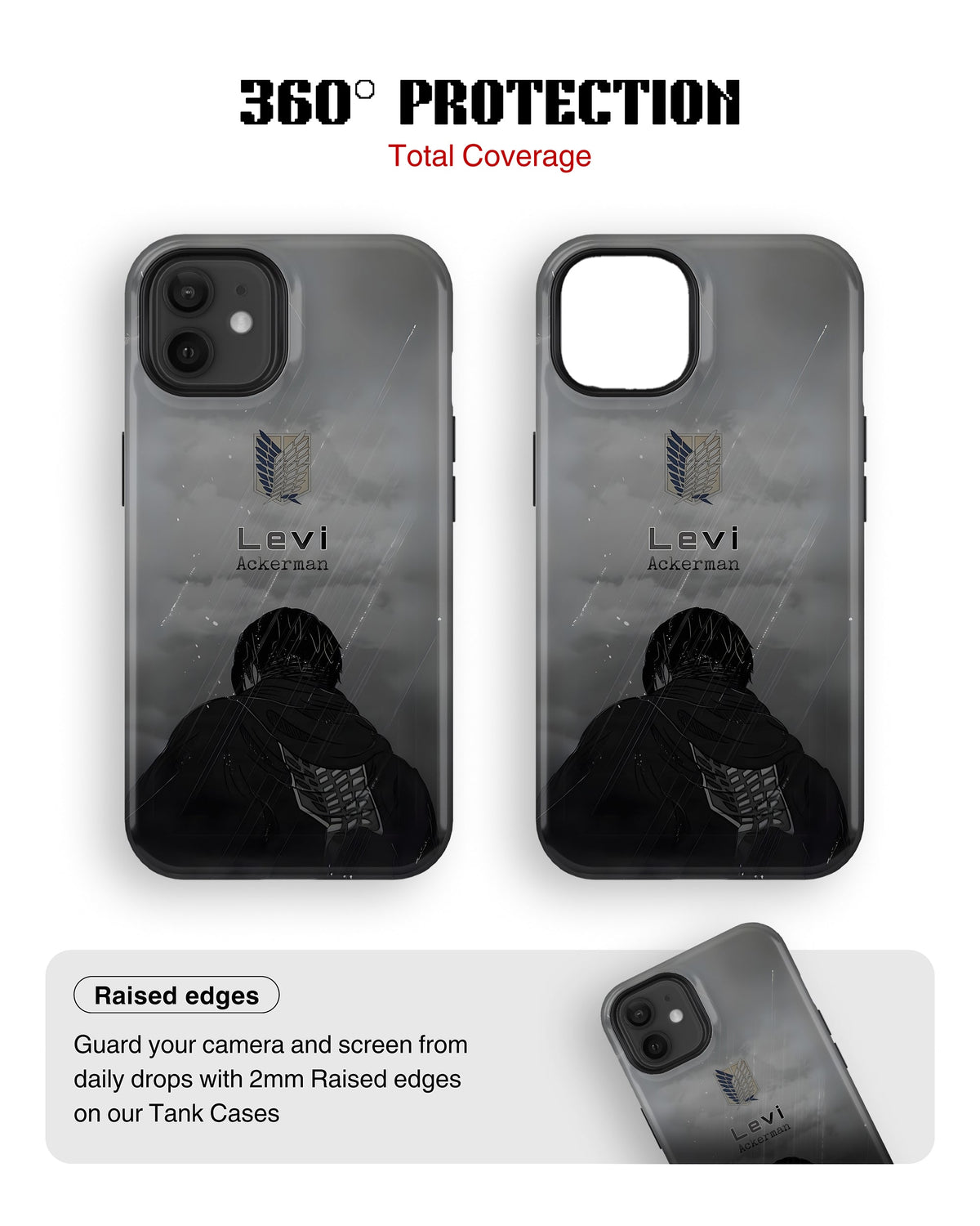 iPhone 11 Tank Case | Anime (Captain Levi)