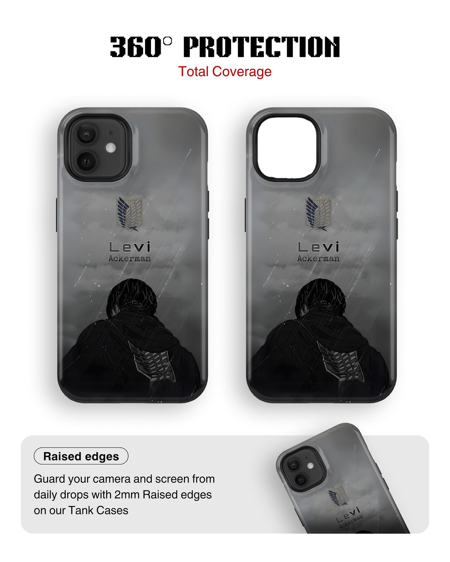 iPhone 12 Mini Tank Case | Anime (Captain Levi)
