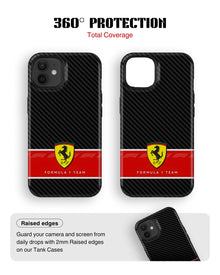 iPhone 11 Tank Case | Formula 1 (Carbon Ferrari)
