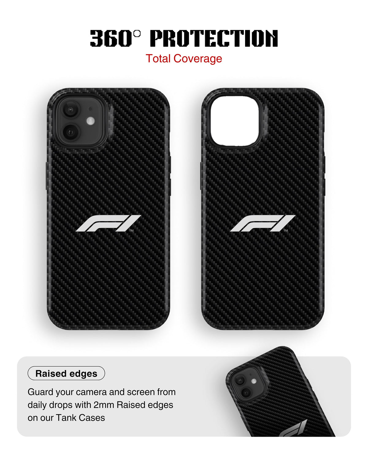 iPhone 11 Tank Case | Formula 1 (Carbon Grid)