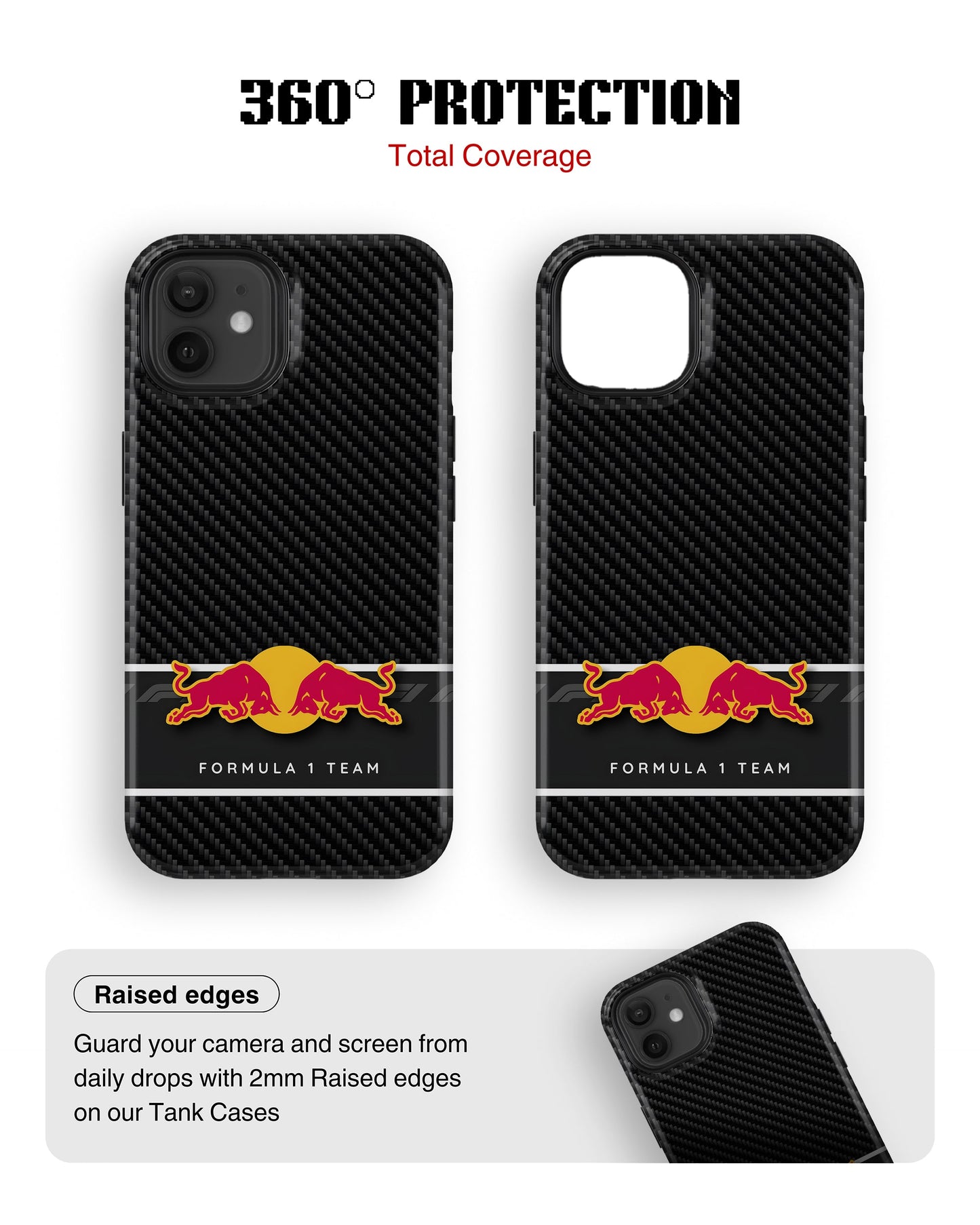 iPhone 12 Tank Case | Formula 1 (Carbon Redbull)
