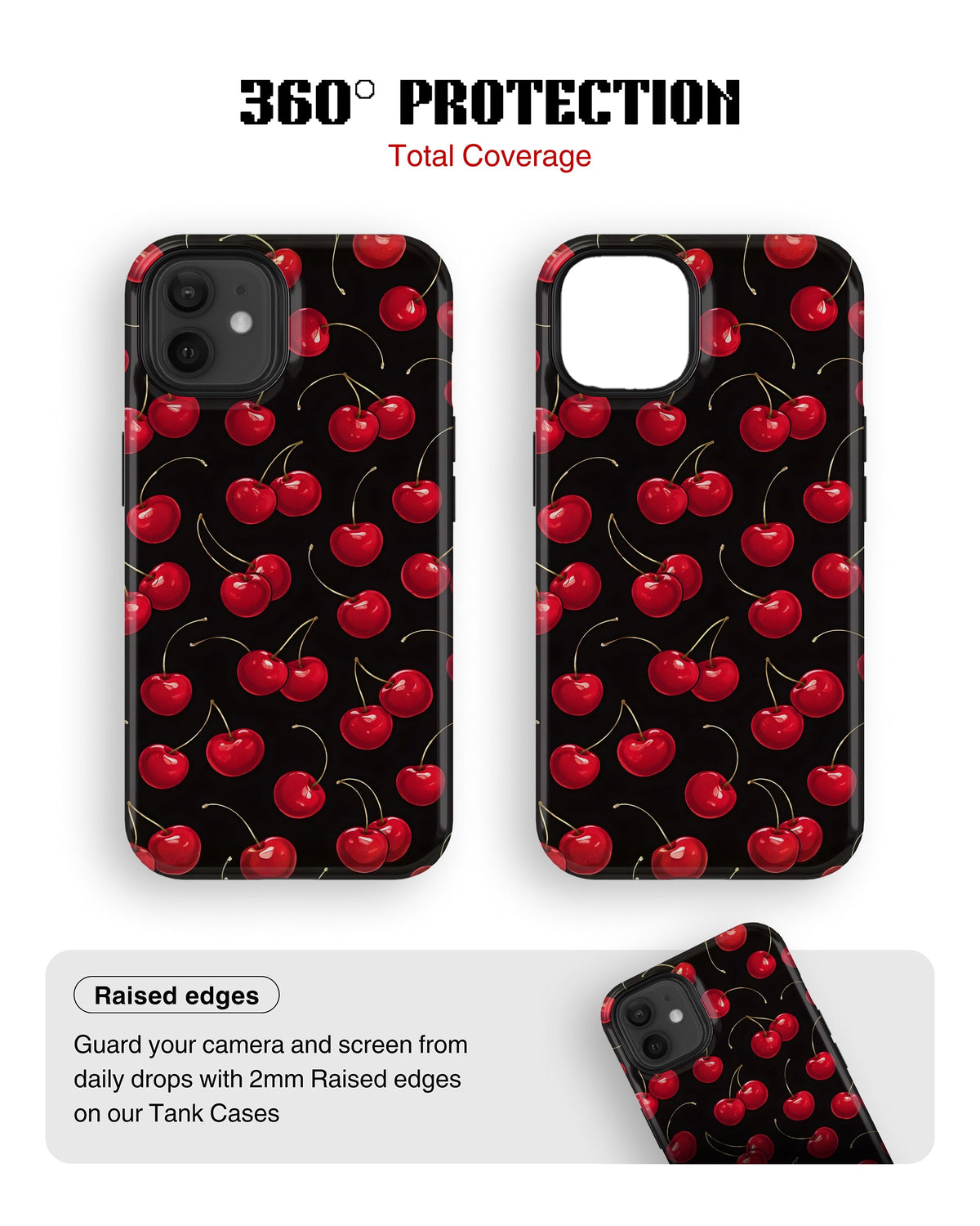 iPhone 12 Tank Case | Girls Aesthetics (Cherry Pop)