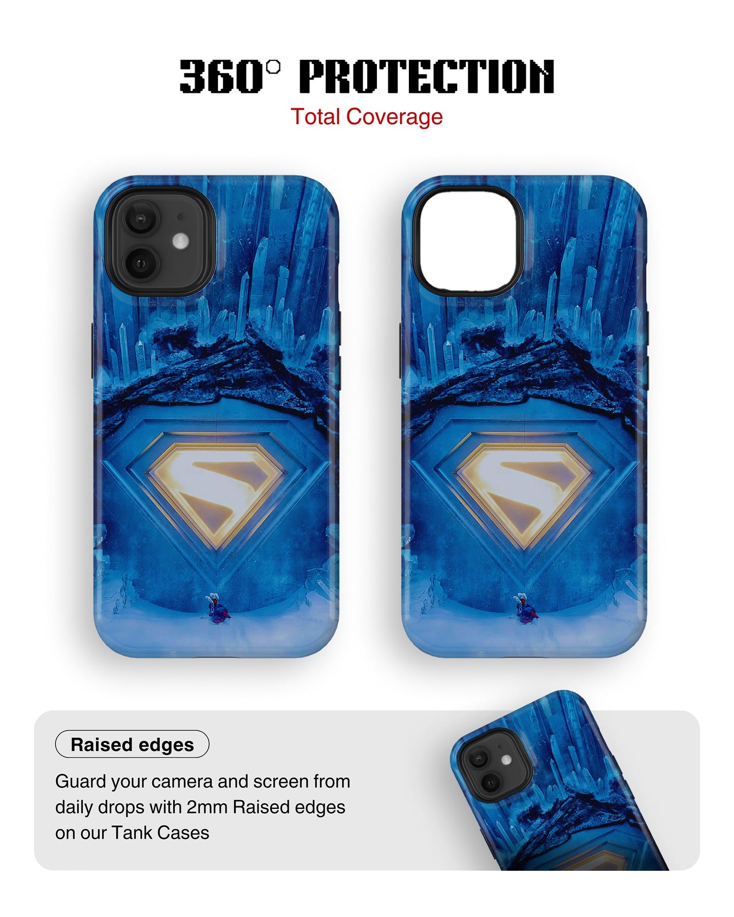 iPhone 12 Mini Tank Case | Superhero (Crystal Fortress)