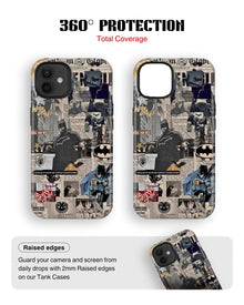 iPhone 12 Mini Tank Case | Superhero (Dark Chronicle)