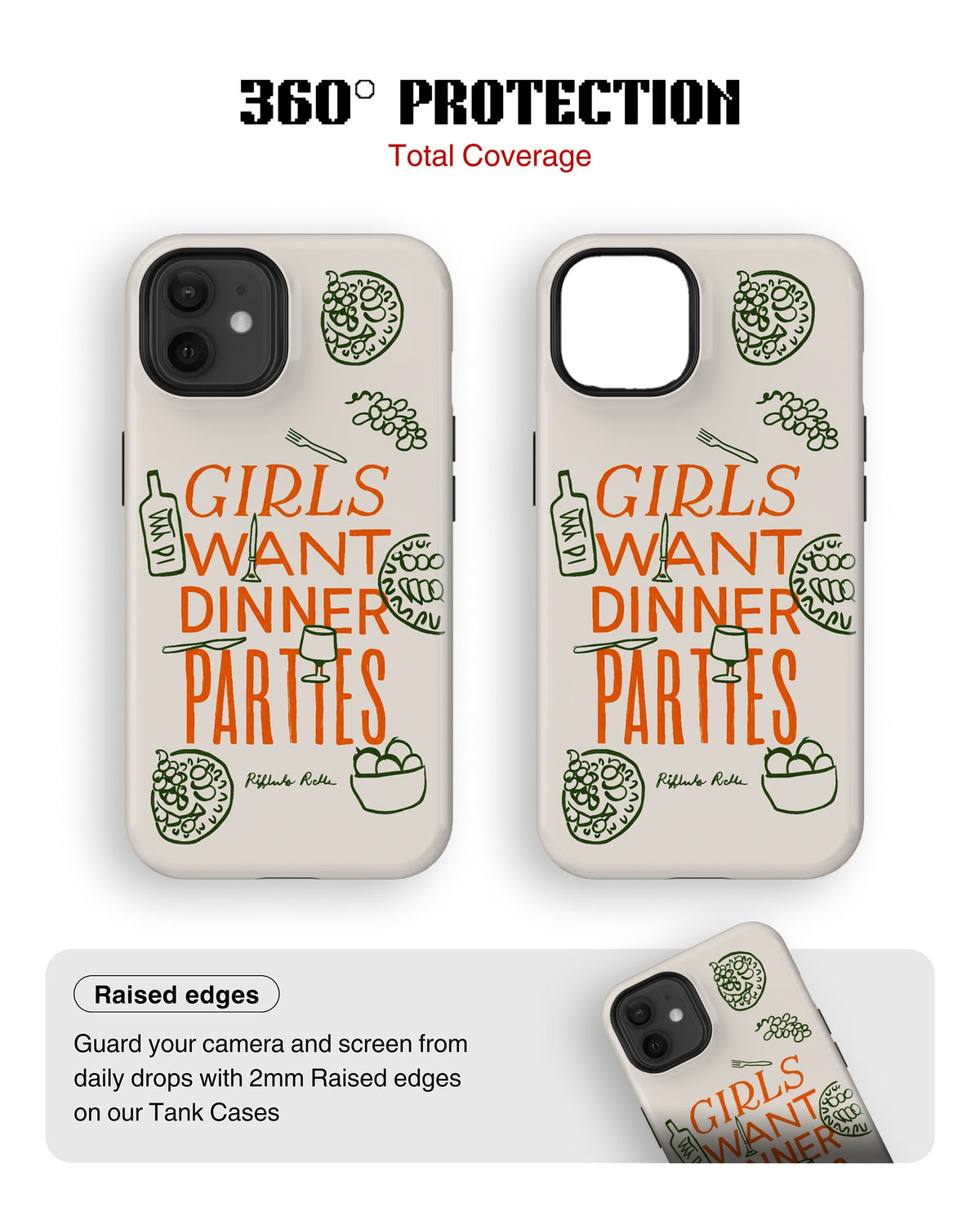 iPhone 11 Tank Case | Girls Aesthetics (Dinner Party)