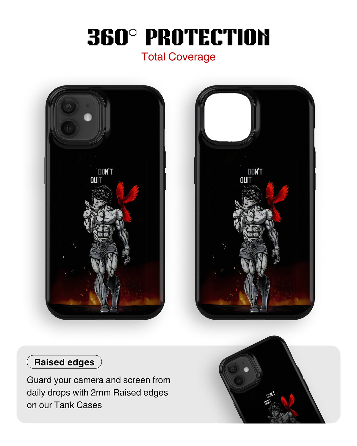 iPhone 11 Tank Case | Anime (Dont Quit)