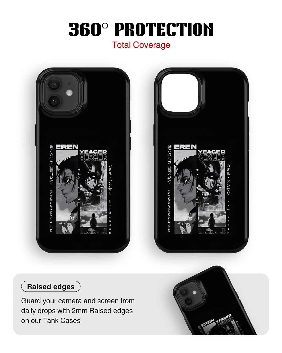 iPhone 12 Mini Tank Case | Anime (Eren Yeager)
