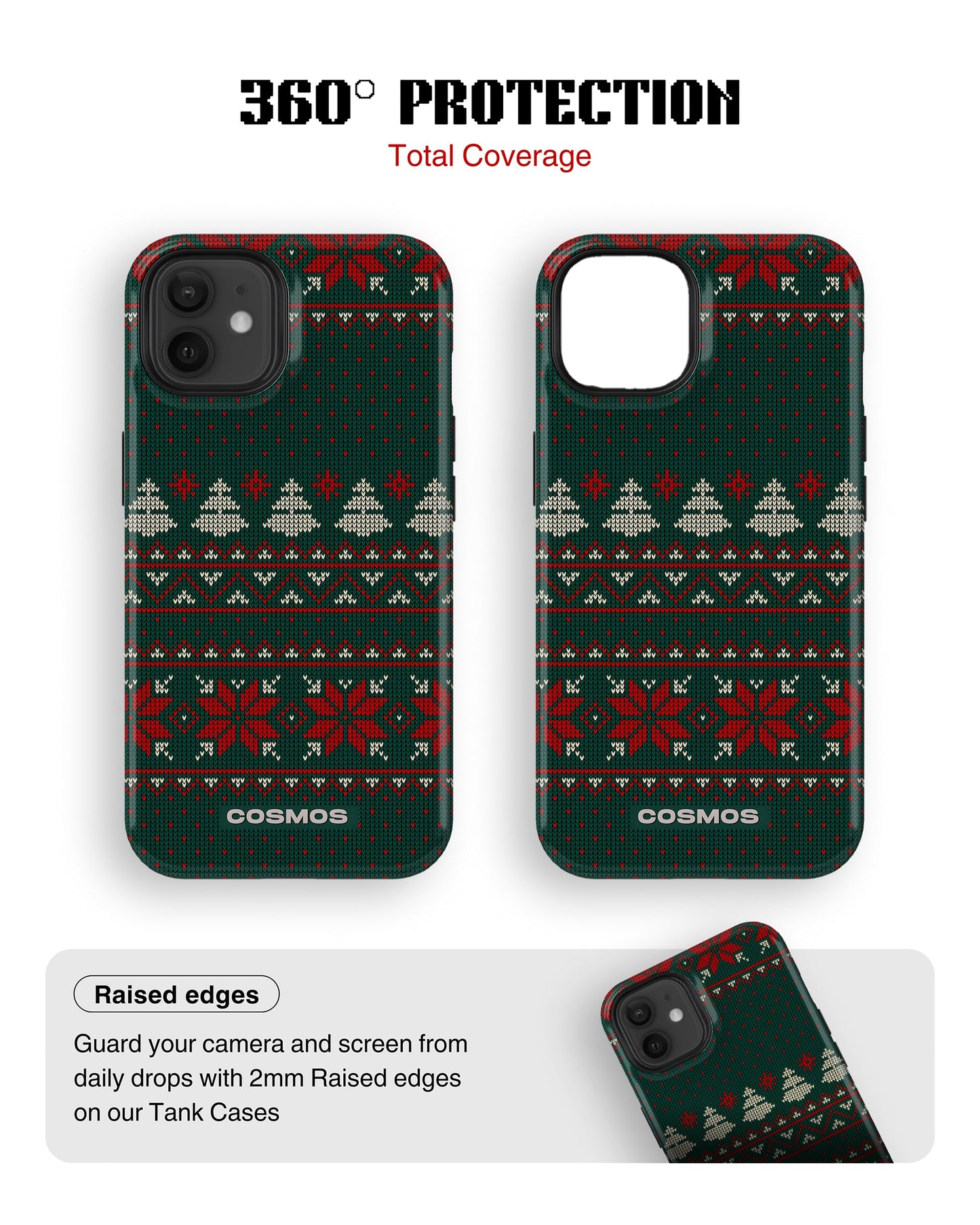 iPhone 11 Tank Case | Textures (Evergreen Knit)