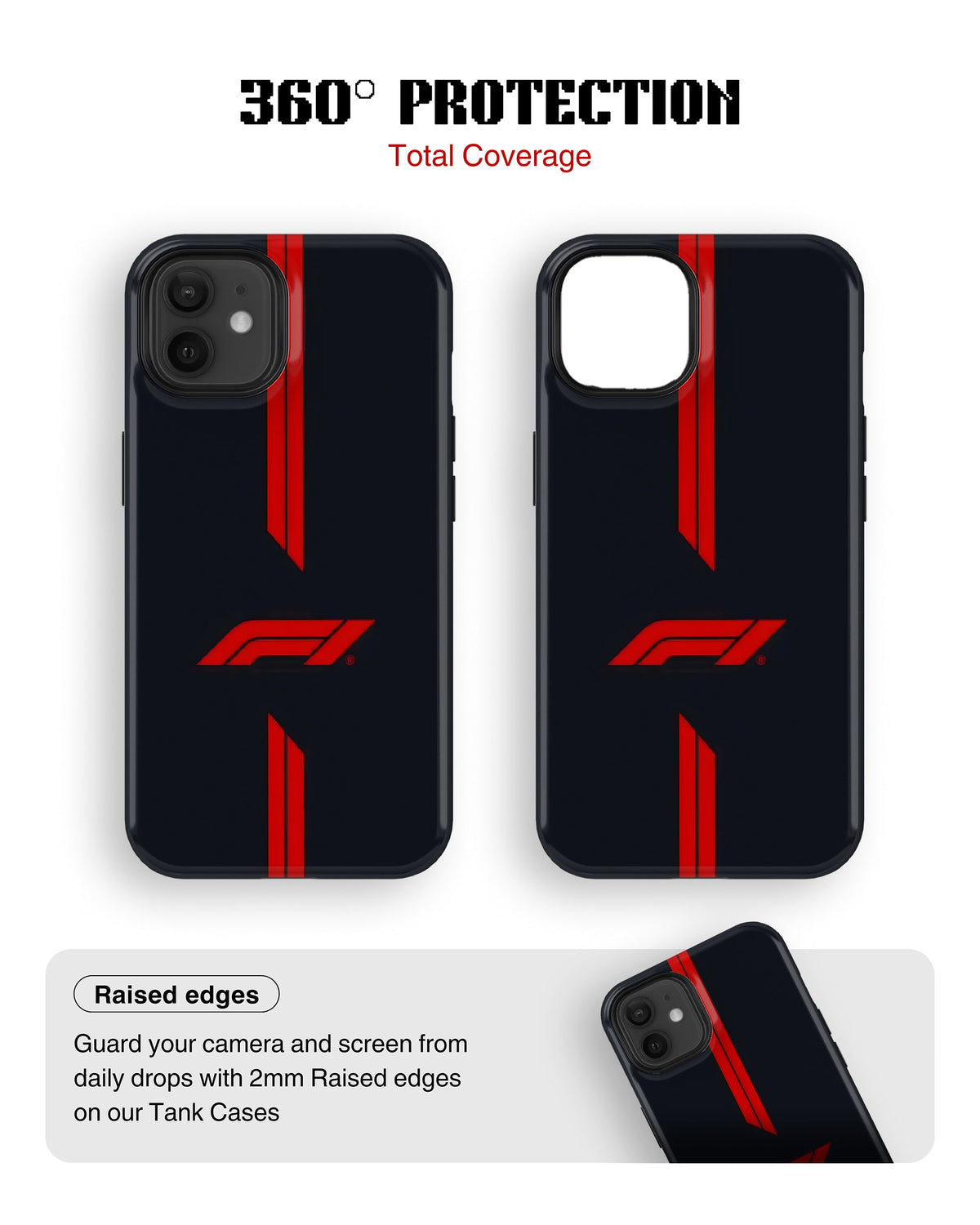 iPhone 12 Mini Tank Case | Formula 1 (F1 Grid)
