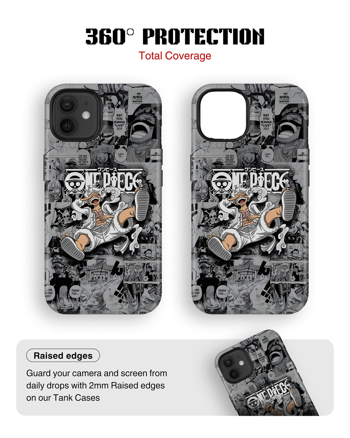iPhone 12 Tank Case | Anime (Gear 5 Luffy)