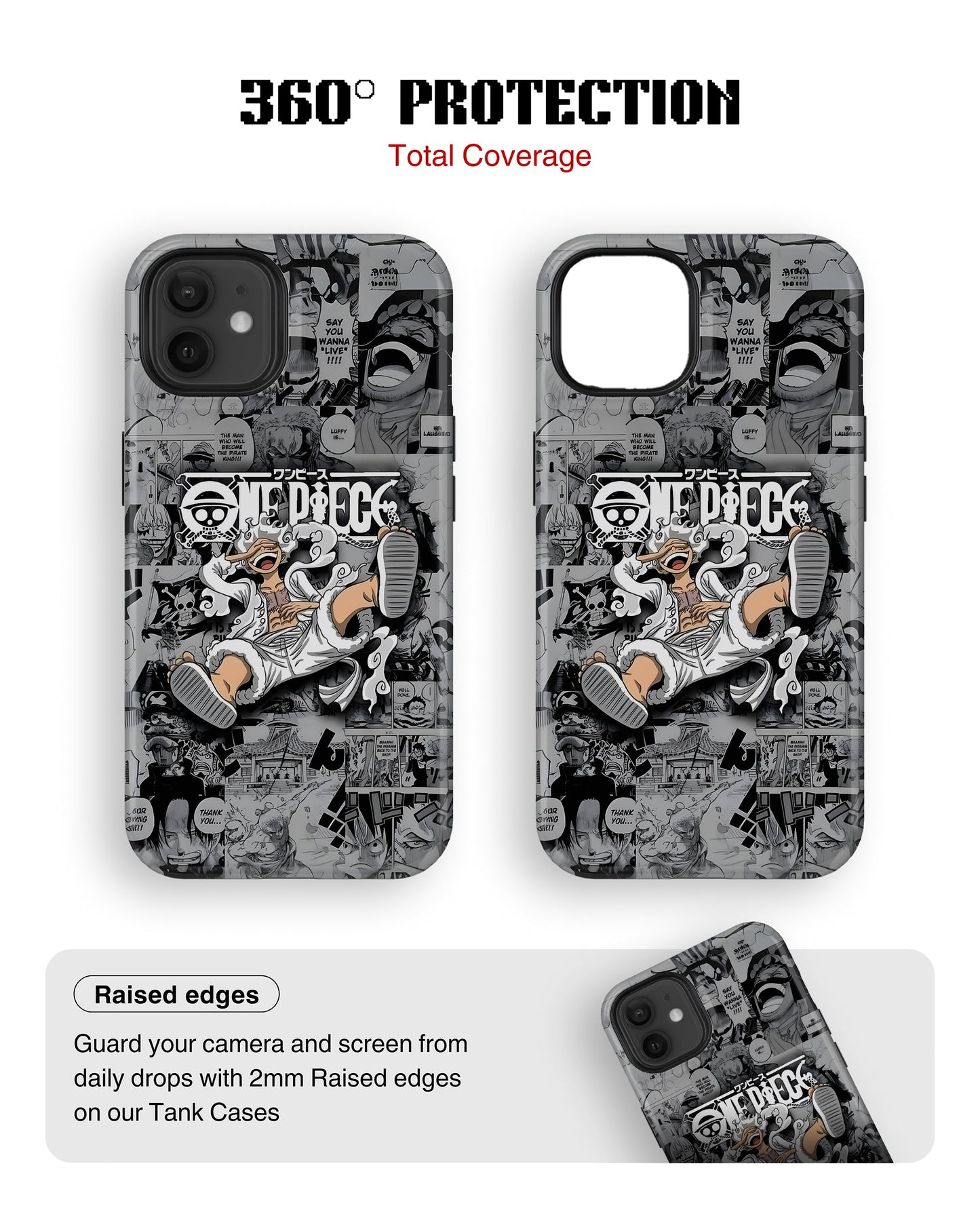 iPhone 12 Mini Tank Case | Anime (Gear 5 Luffy)