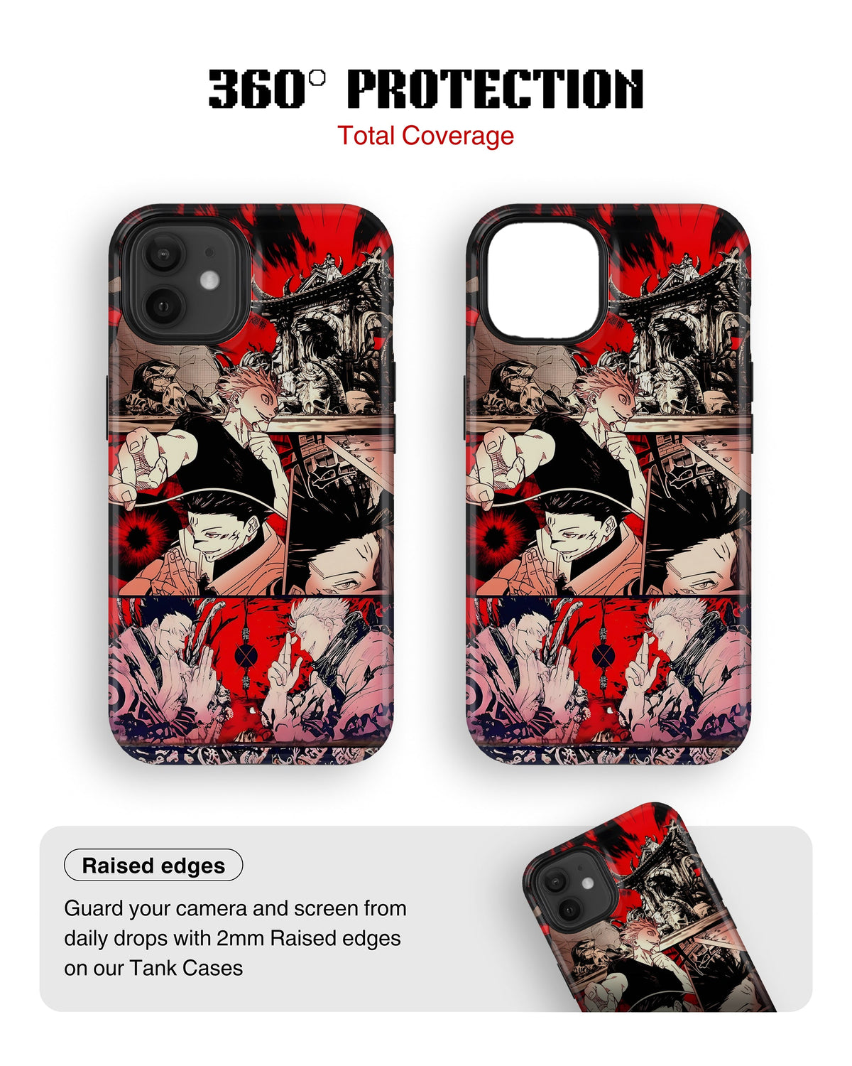 iPhone 12 Mini Tank Case | Anime (Gojo vs Sukuna)