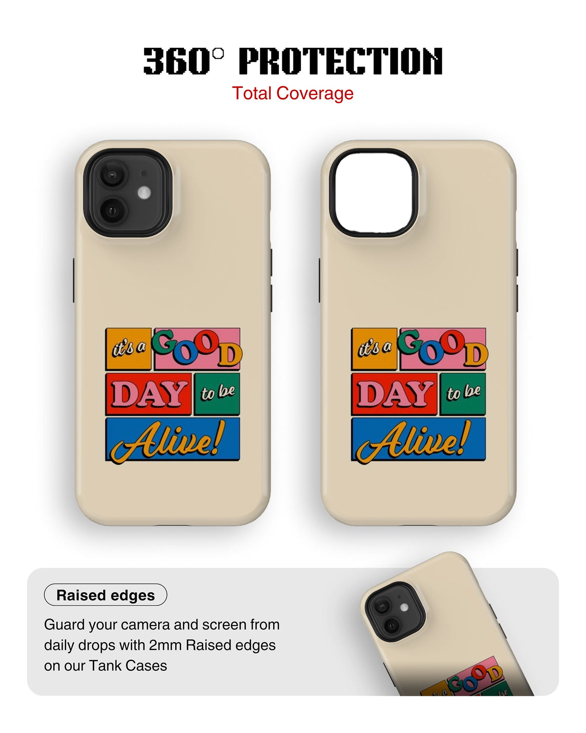 iPhone 12 Tank Case | Modernism (Good Vibes)