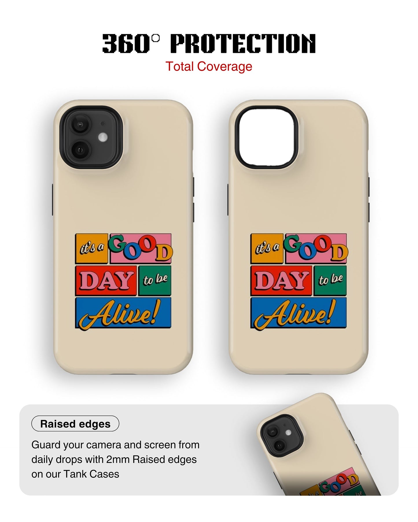 iPhone 12 Tank Case | Modernism (Good Vibes)