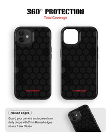 iPhone 12 Tank Case | Textures (Hex Core)