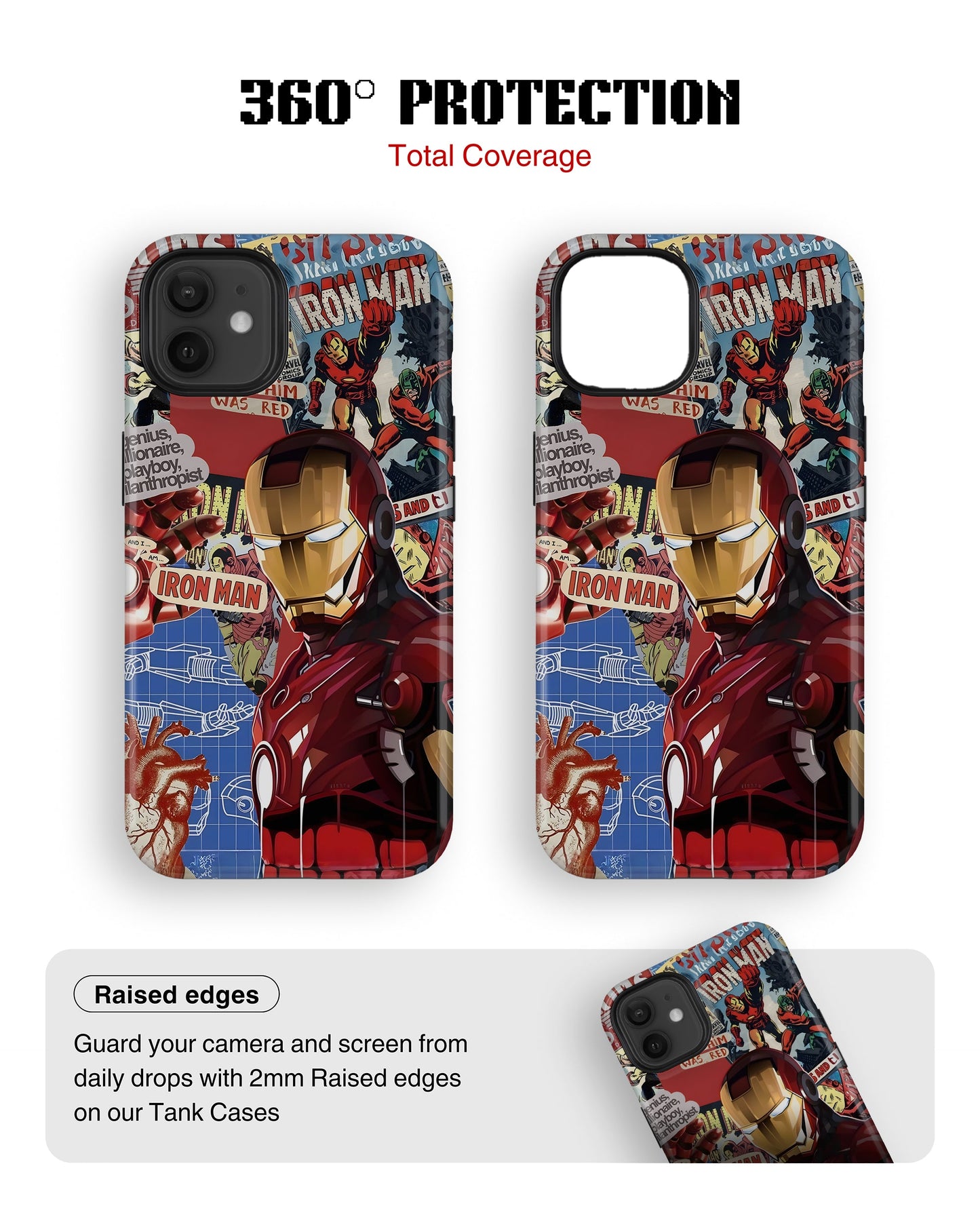 iPhone 12 Mini Tank Case | Superhero (IronMan Originals)