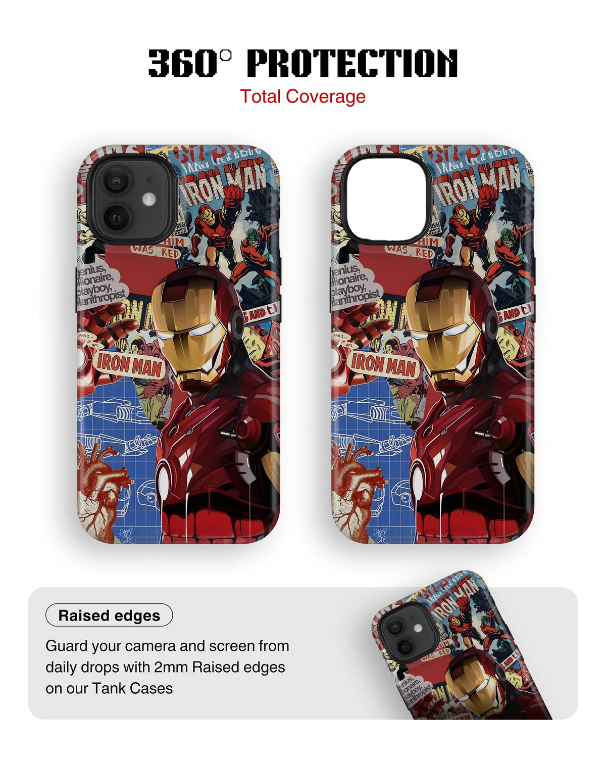 iPhone 12 Tank Case | Superhero (IronMan Originals)