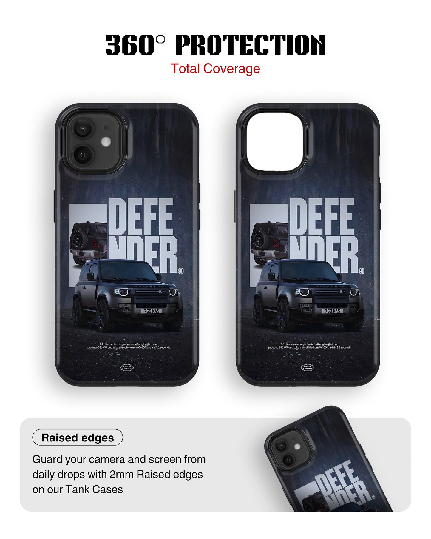 iPhone 12 Tank Case | Sports Car (Iron Defender)