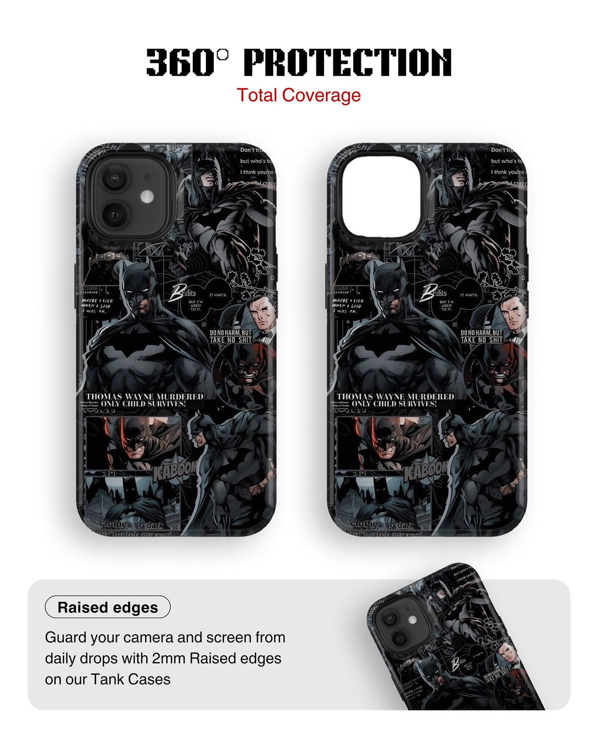 iPhone 12 Mini Tank Case | Superhero (Knightfall)