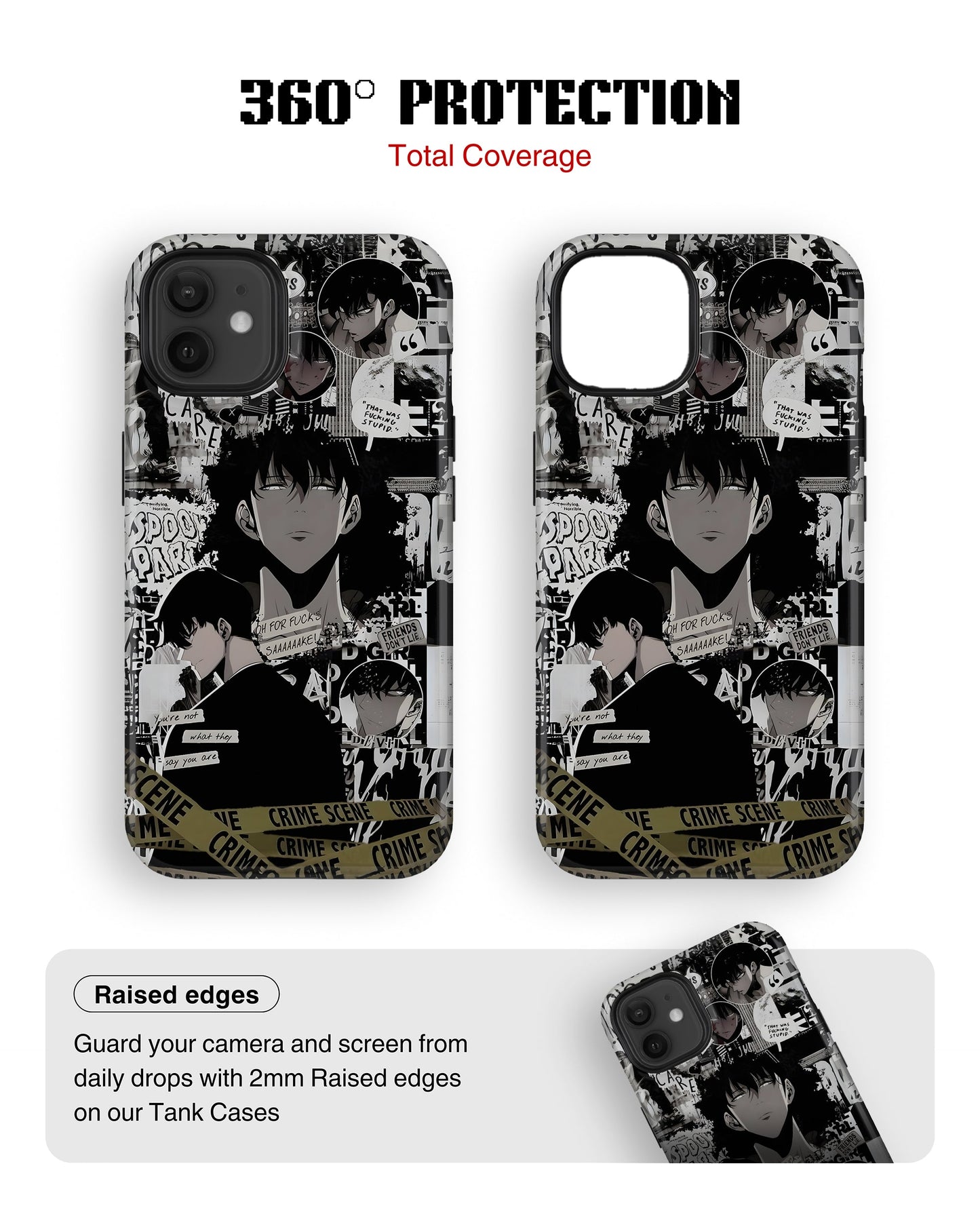 iPhone 11 Tank Case | Anime (Manga Noir)