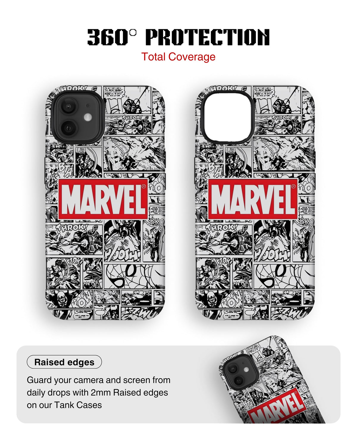 iPhone 11 Tank Case | Superhero (Marvel Grid)