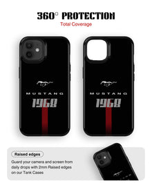 iPhone 12 Mini Tank Case | Sports Car (Mustang 1968)