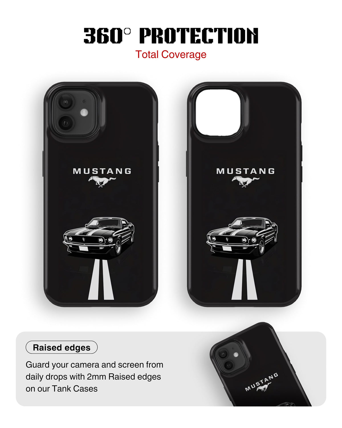 iPhone 12 Tank Case | Sports Car (Mustang)