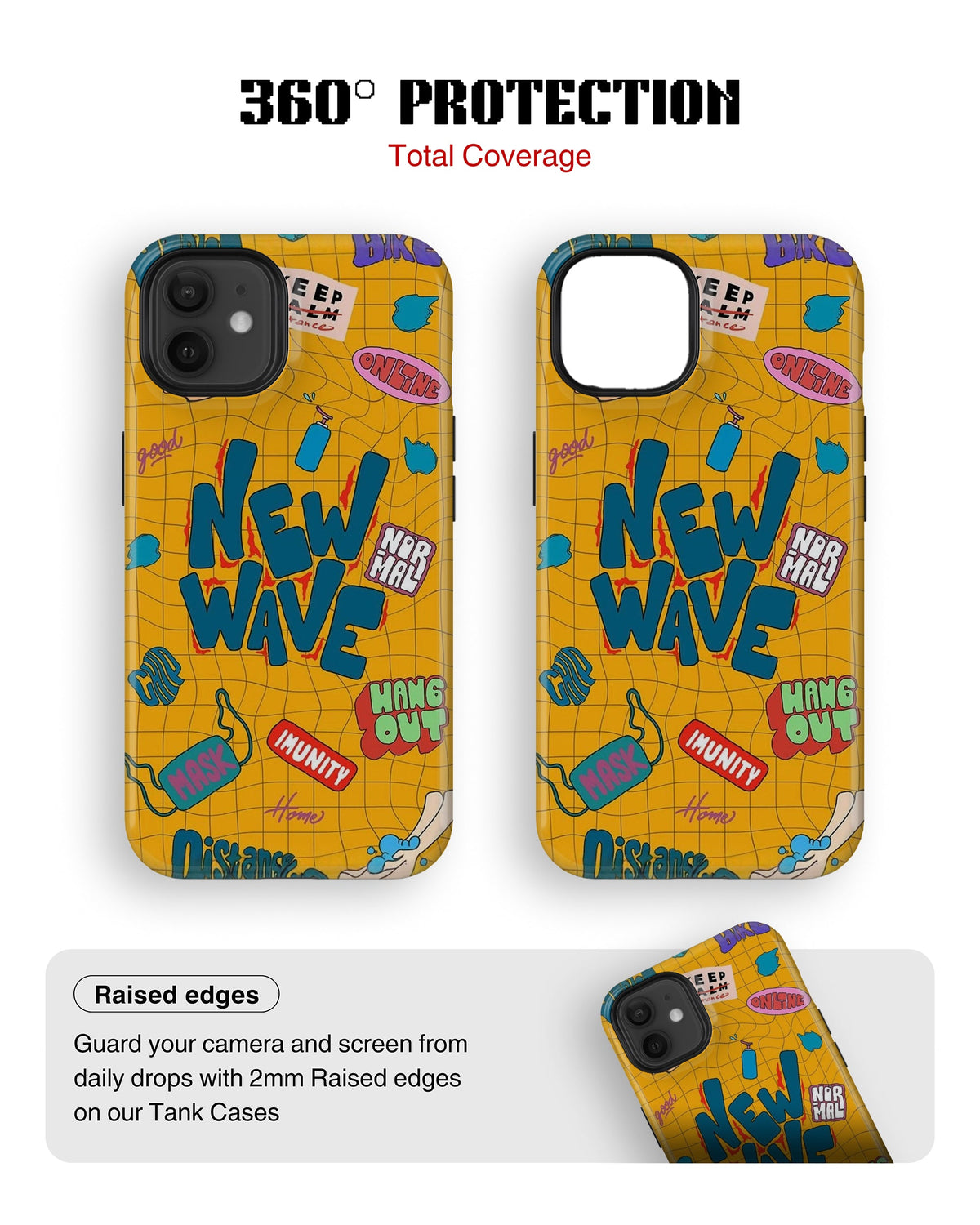 iPhone 12 Mini Tank Case | Modernism (New Wave)