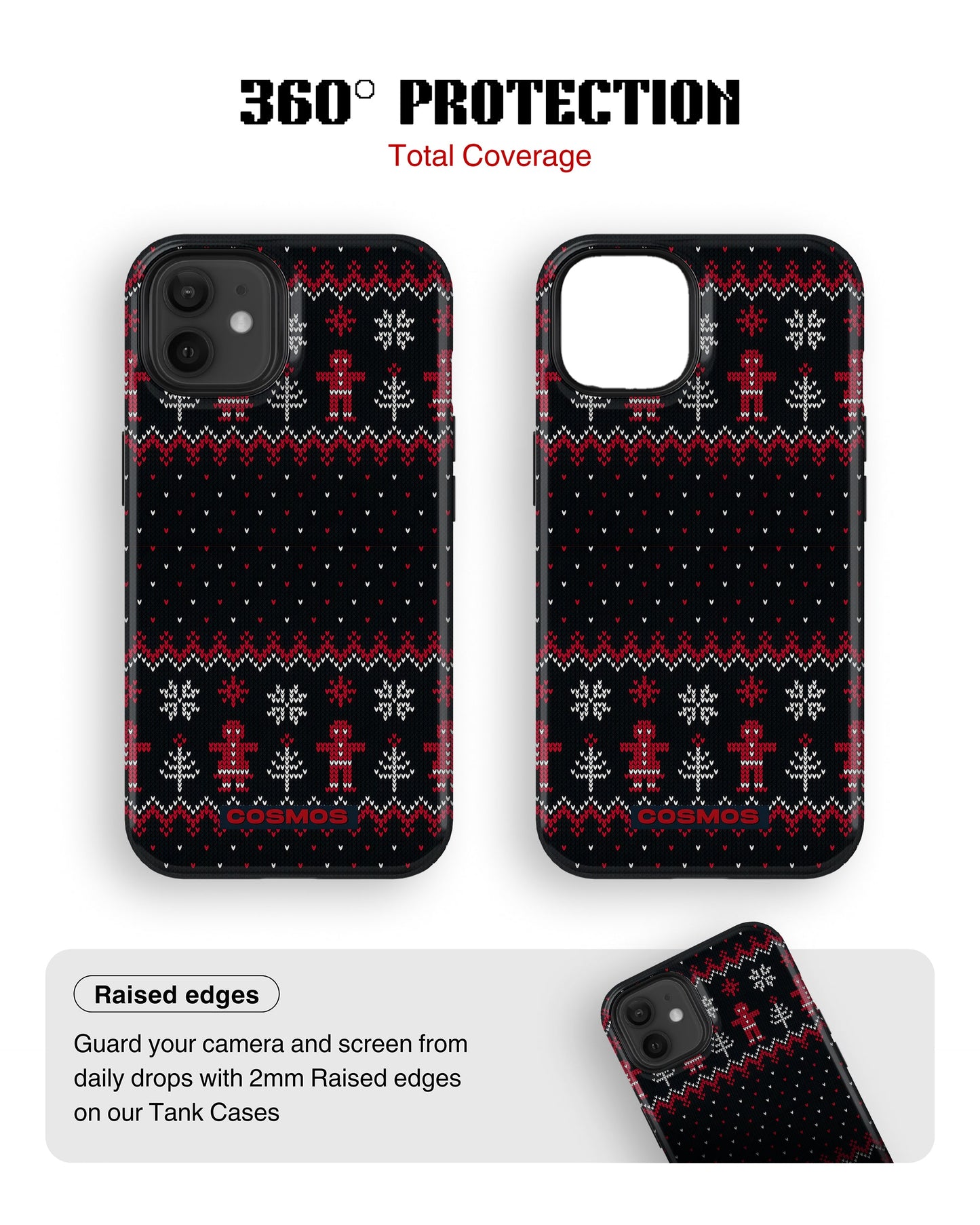 iPhone 12 Mini Tank Case | Textures (Nordic Night)