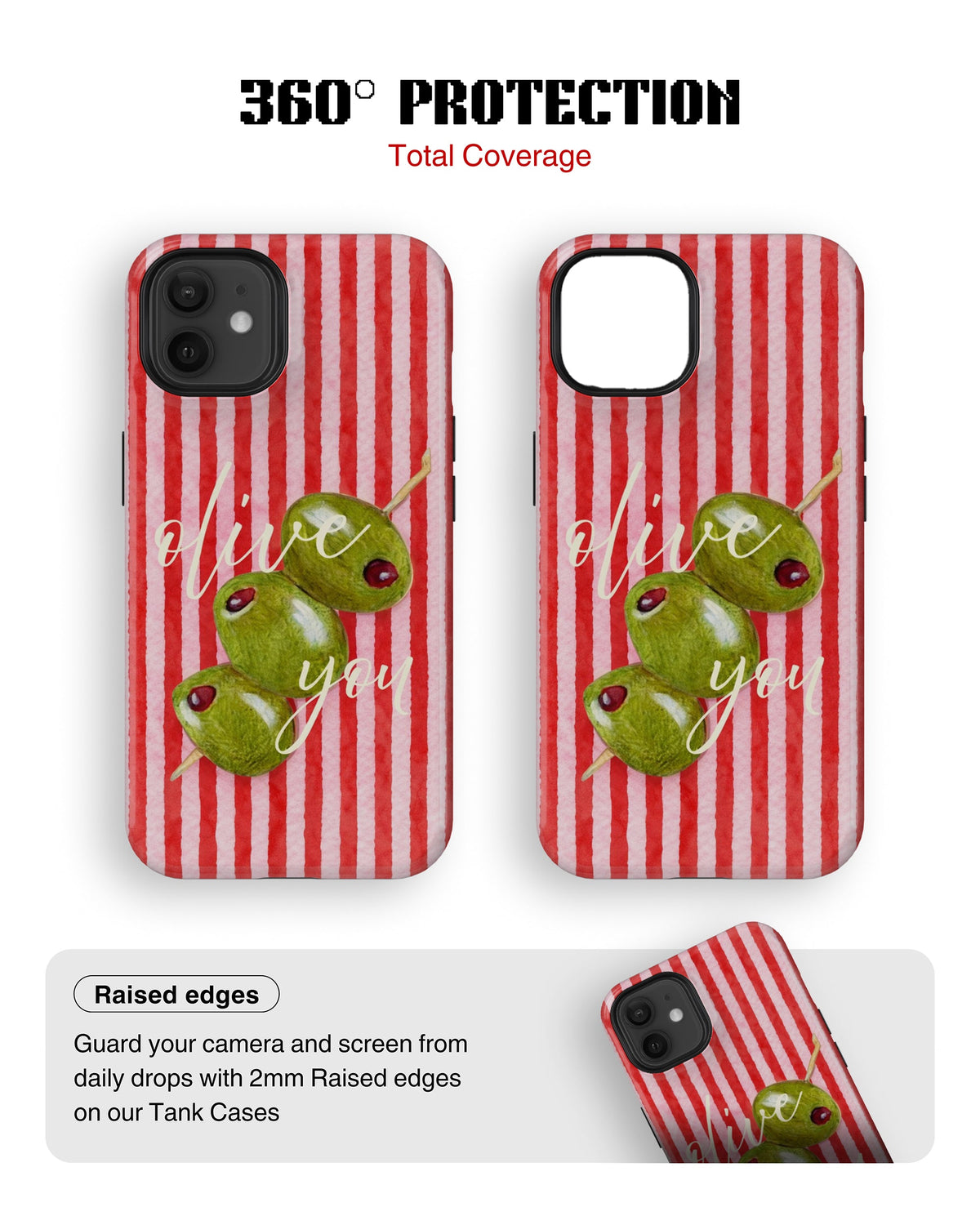 iPhone 11 Tank Case | Girls Aesthetics (Olive Love)