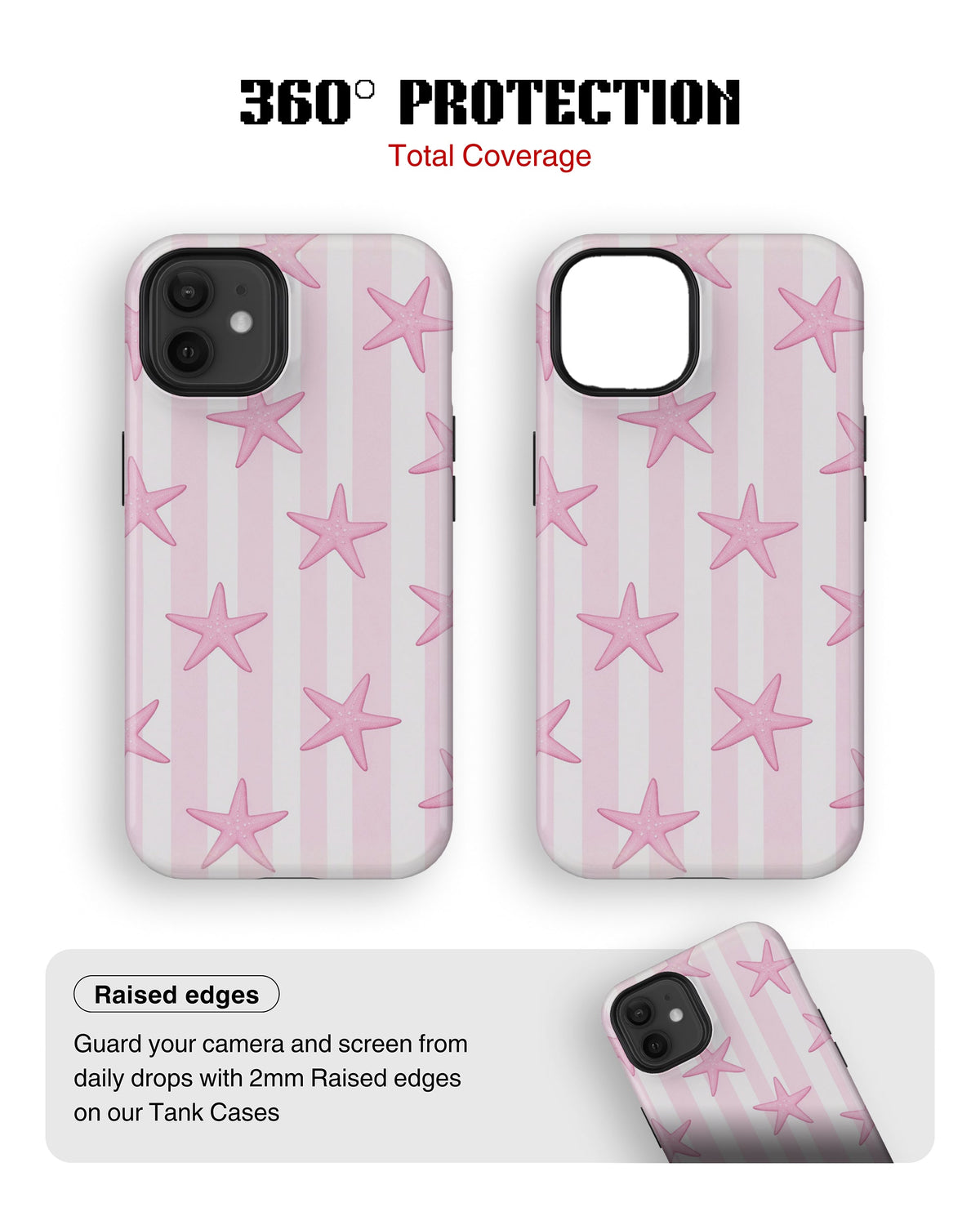 iPhone 12 Tank Case | Girls Aesthetics (Pink Starlet)