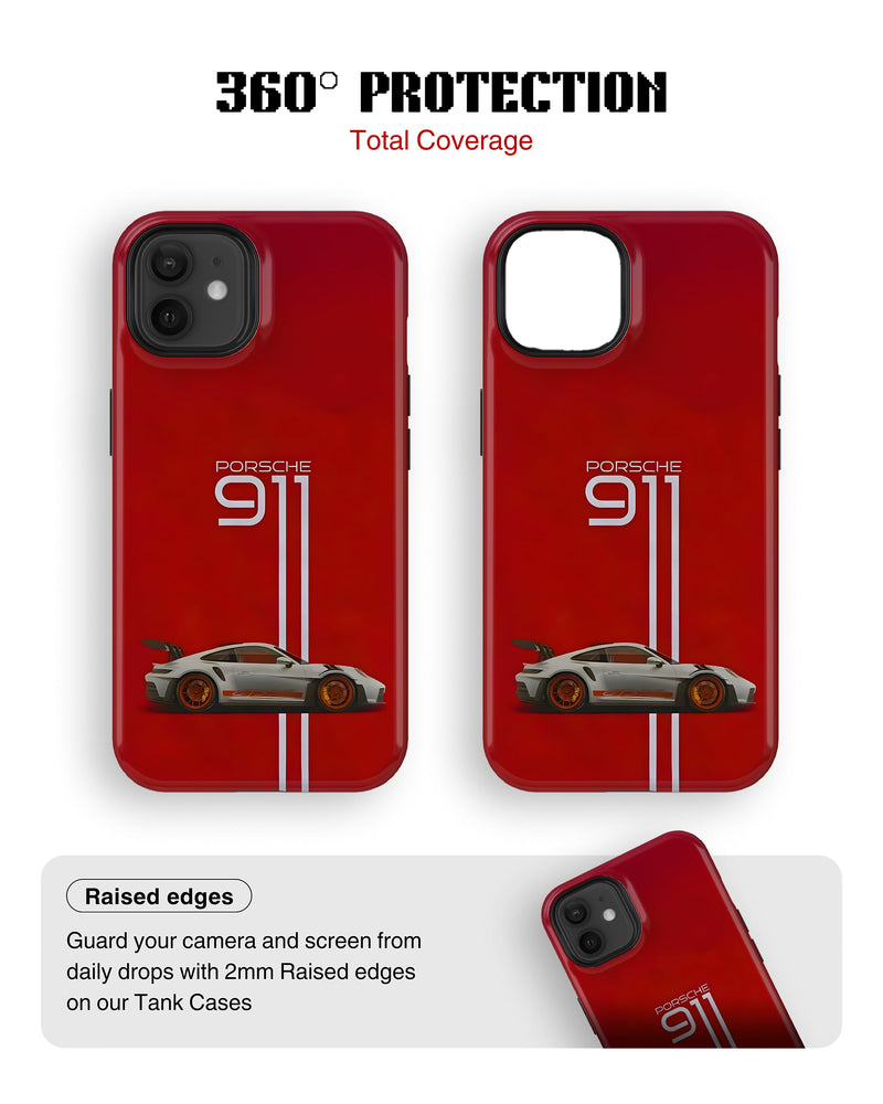 iPhone 12 Mini Tank Case | Sports Car (Porsche 911)