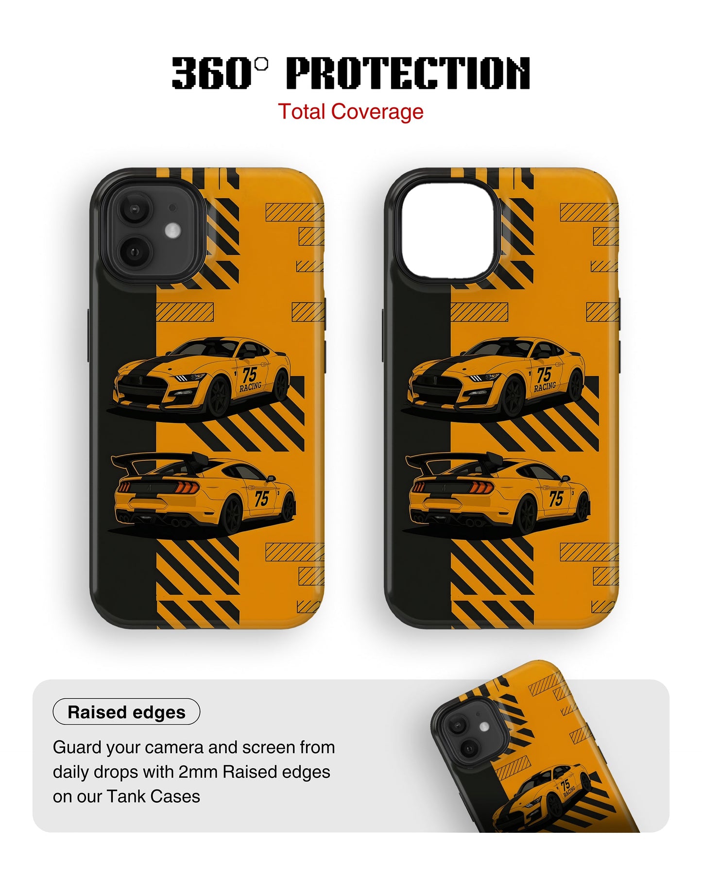 iPhone 12 Mini Tank Case | Sports Car (Racing 75)