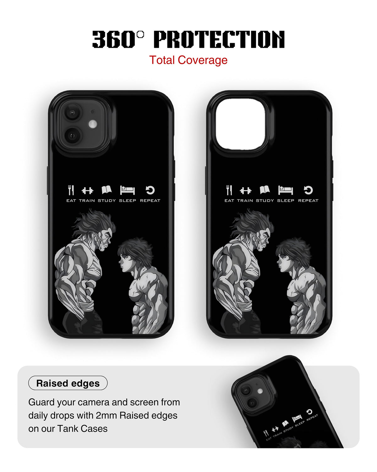 iPhone 12 Tank Case | Anime (Relentless)