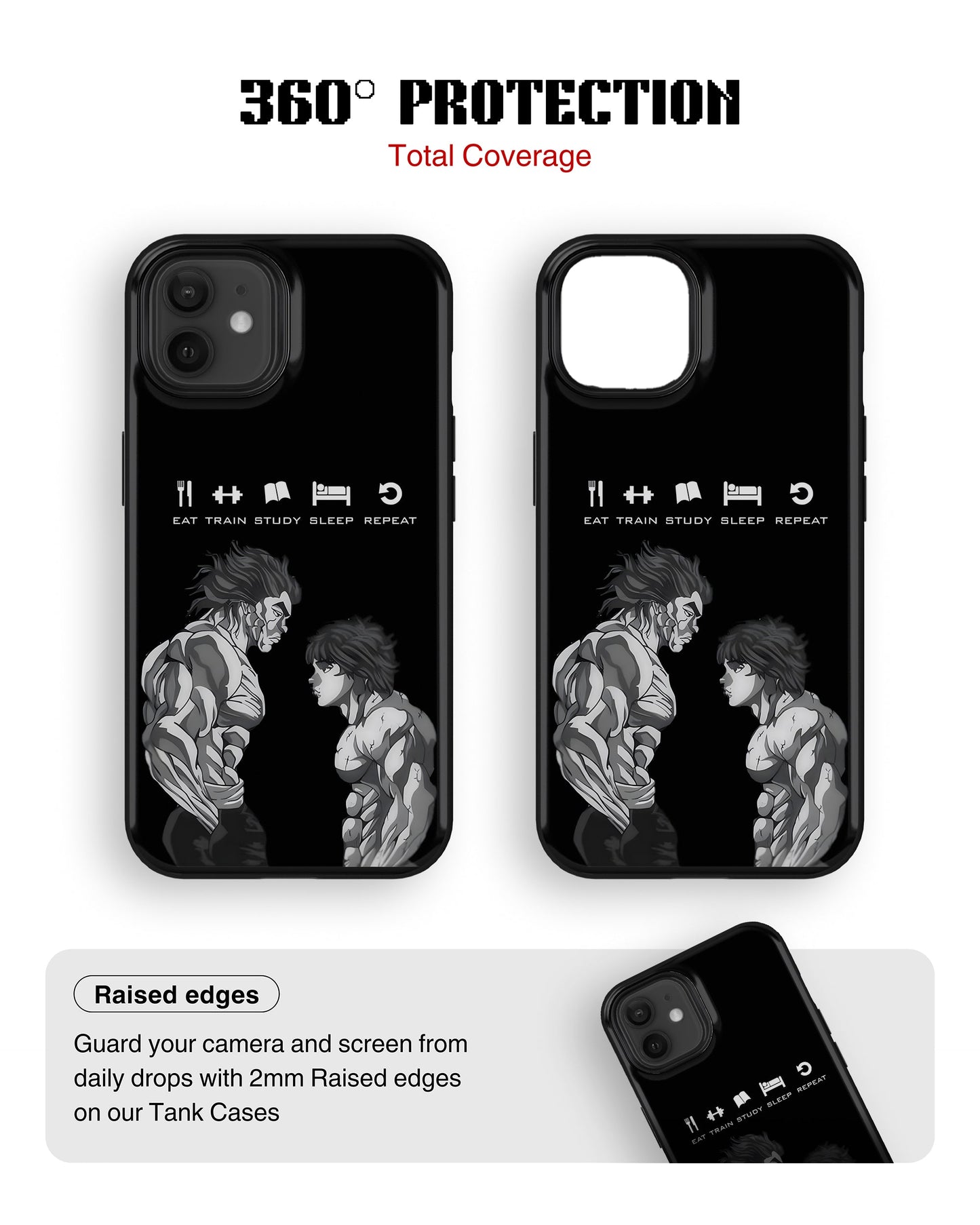 iPhone 12 Tank Case | Anime (Relentless)