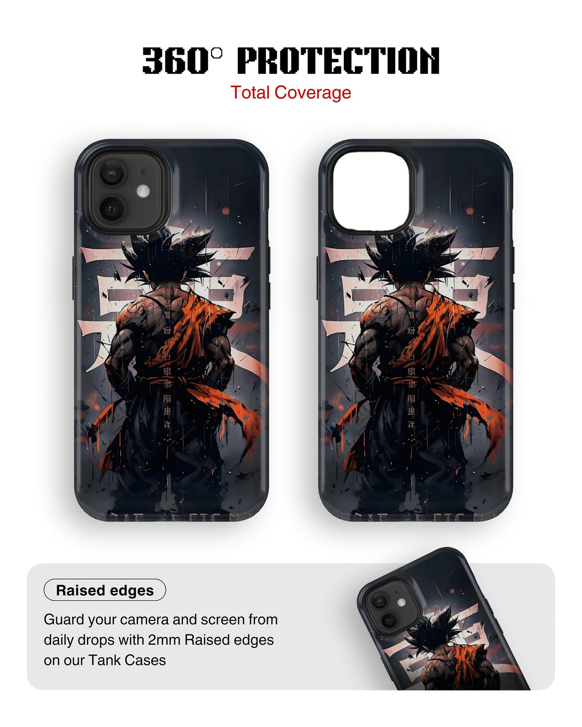 iPhone 12 Mini Tank Case | Anime (Saiyan Resolve)