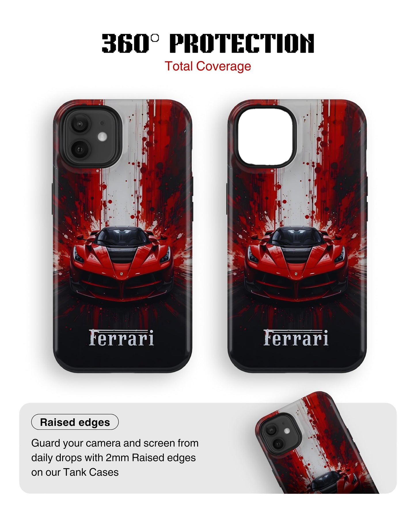 iPhone 12 Tank Case | Sports Car (Scarlet Fury)