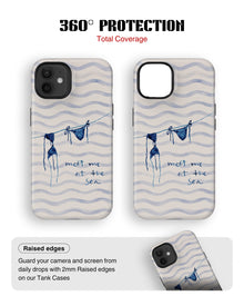 iPhone 12 Tank Case | Girls Aesthetics (Sea Breeze)