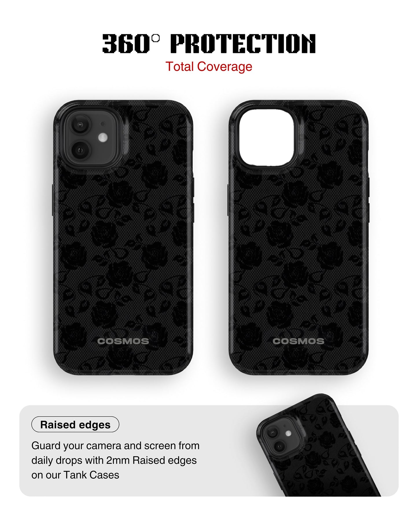 iPhone 12 Tank Case | Textures (Shadow Bloom)