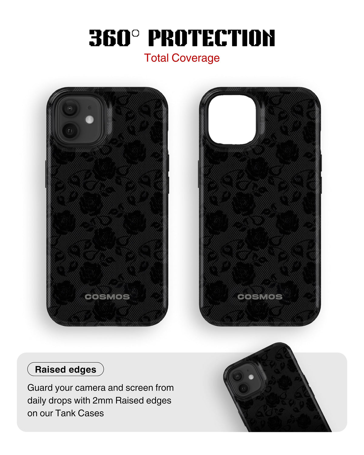 iPhone 11 Tank Case | Textures (Shadow Bloom)