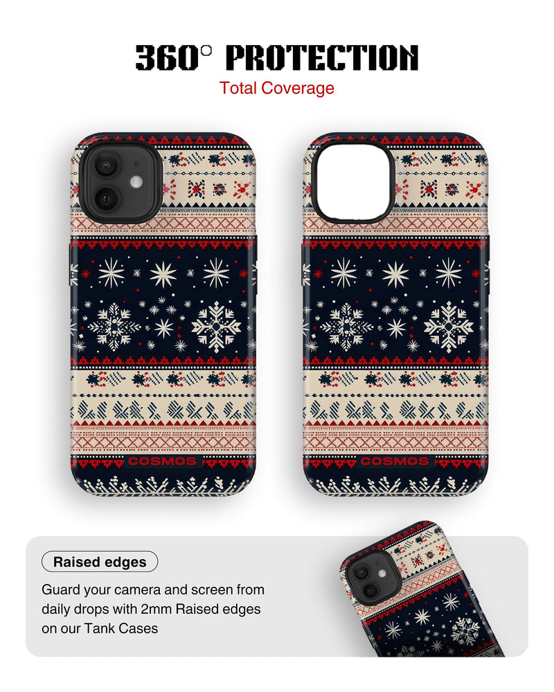 iPhone 12 Mini Tank Case | Textures (Snowfall Classic)