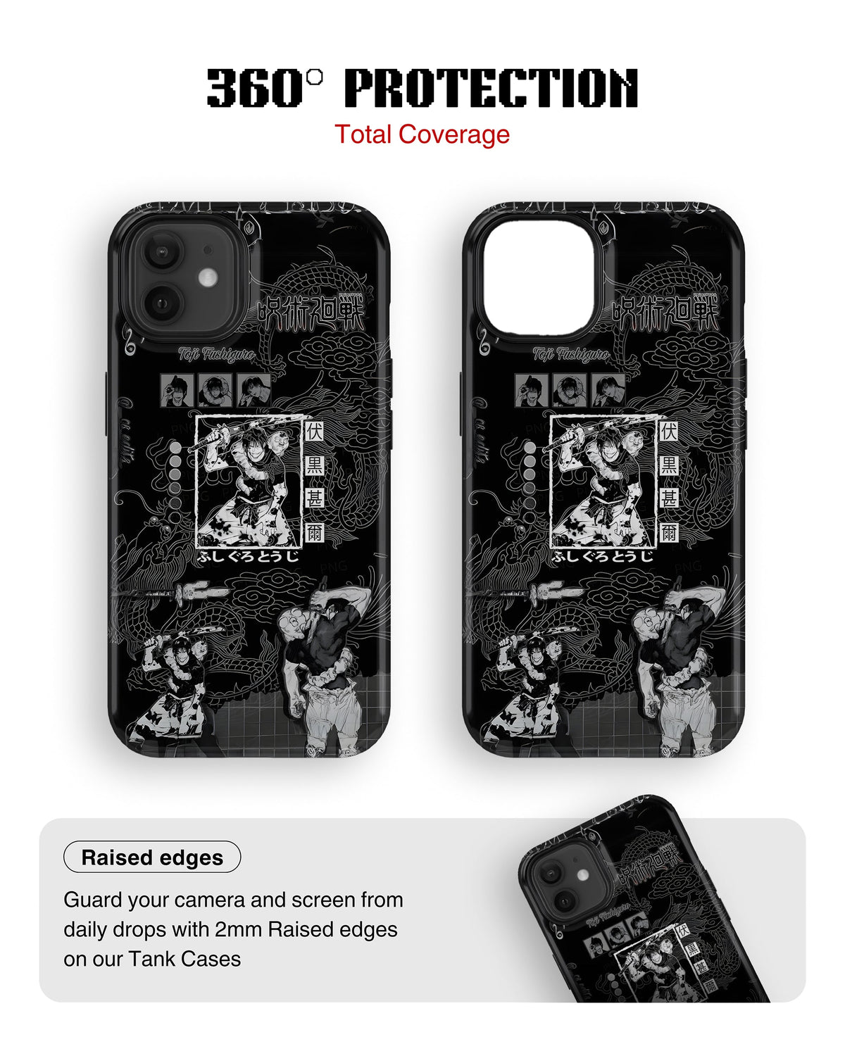 iPhone 12 Mini Tank Case | Anime (Toji Fushiguro)