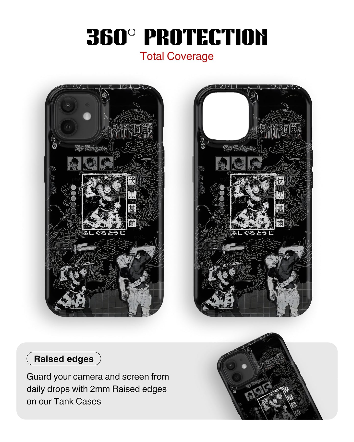iPhone 12 Mini Tank Case | Anime (Toji Fushiguro)